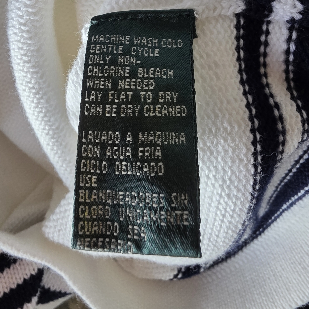 Ralph Lauren 100% Cotton Sweater Sz L $38 - Picture 5 of 7